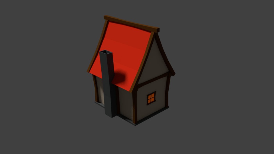 Low Poly house preview image 2
